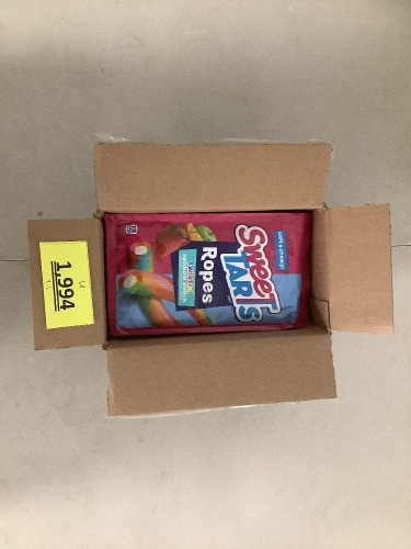 12 5 OZ Bags of Sweet Tarts Ropes Twisted Rainbow Punch - Lot 1994