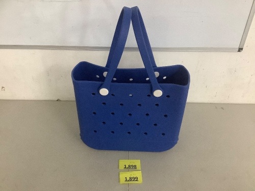 Blue Croc Tote Bag - Lot 1899