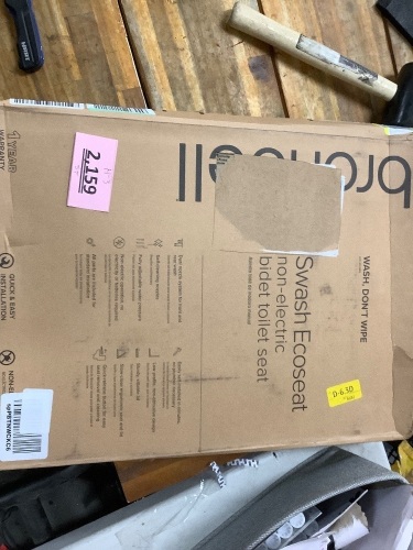 Brondell Swash Ecoseat Non-Electric Bidet - Lot 2159
