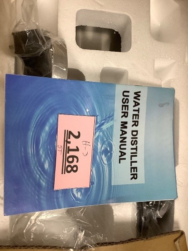 Water Distiller - Lot 2168