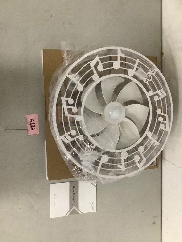 Waytoall Ceiling Fan Light White - Lot 2131