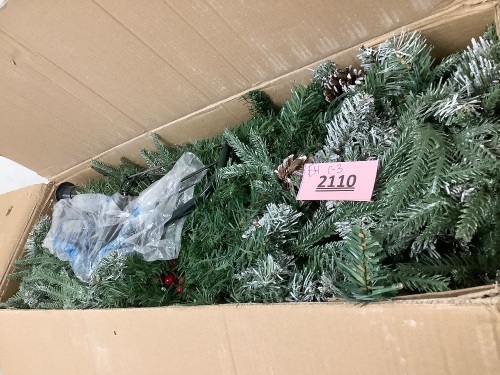 6-6.5FT Prelit Snowtip Christmas Tree - Lot 2110