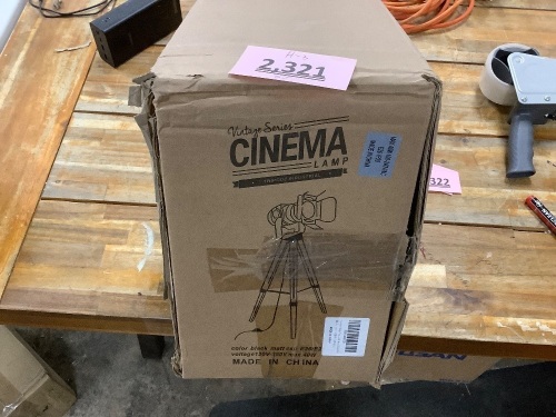 Vintage Cinema Lamp - Lot 2321