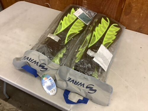 Lot of (2) S Wave Dive Fins, Medium & Large - Lot 245