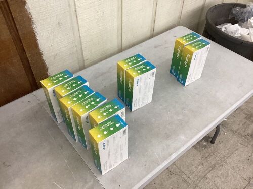 Lot of (10) Athphy Disposable Nitrile Gloves - 6 Med, 2 Lrg, 2 XLrg - Lot 323