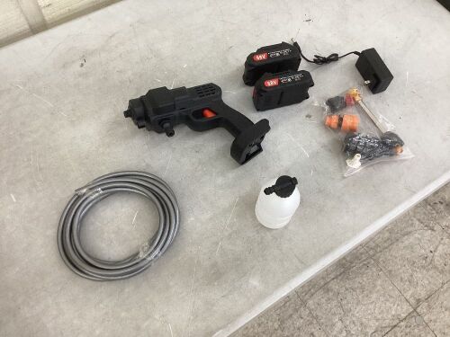 Portable Cordless Car Pressure Washer Spray Gun - Lot 341