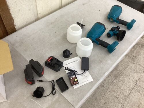 Lot of (2) High Pressure Cordless Paint Sprayer - For Parts or Repair  - Lot 343