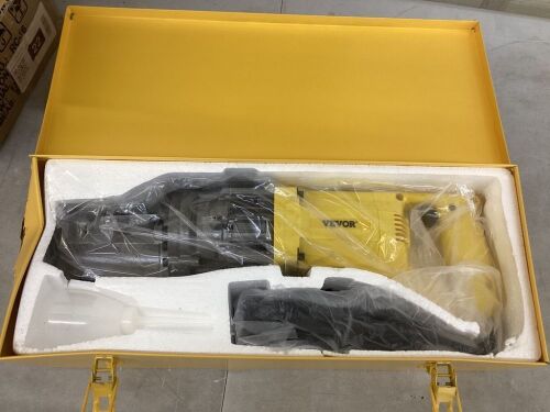 VEVOR 900W Portable Electric Hydraulic Rebar Cutter 5/8" 16mm #5 Rebar within 3 Seconds, 110V - Case Damaged - Lot 420