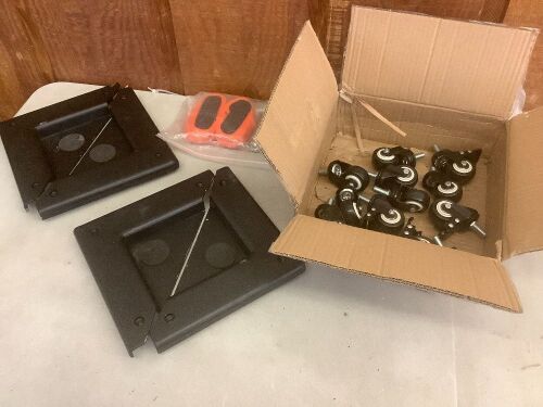 Safe Dolly 3 Wheel (1 Locking & 2 Swivel), Corner Mover 1380 Lbs Load Capacity - Lot 696