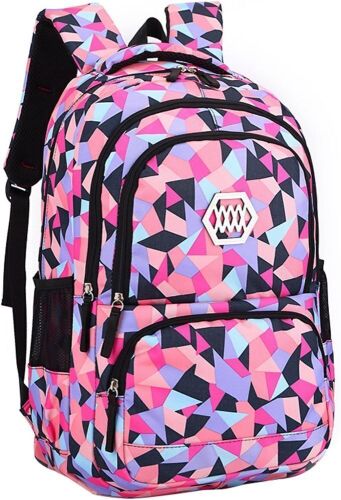 Geometric Printed Backpack Set  - Lot 697