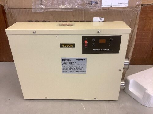 VEVOR 11KW 240V Swimming Pool Electric Heater for Max 1981 Gallon Pool  - Lot 702