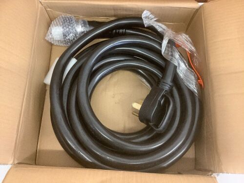 30' 50 Amp Generator Extension Cord STW 6/3 + 8/1, 125/250V, N14-50P & SS2-50R & CS6364 Twist Lock Connectors - Lot 704