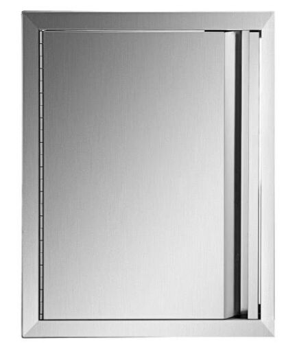 VEVOR 17 in. W x 24 in. H Single BBQ Stainless Steel Access Door with Recessed Handle  - Lot 710