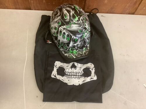 Baseball Cap Style Motorcycle Helmet  - Lot 713