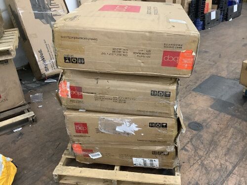 Lot of (4) Convertible Sofa Bed Futon - Uninspected  - Lot 74
