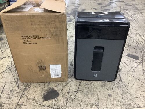 TRU RED 20-Sheet Micro-Cut Commercial Shredder - Lot 127
