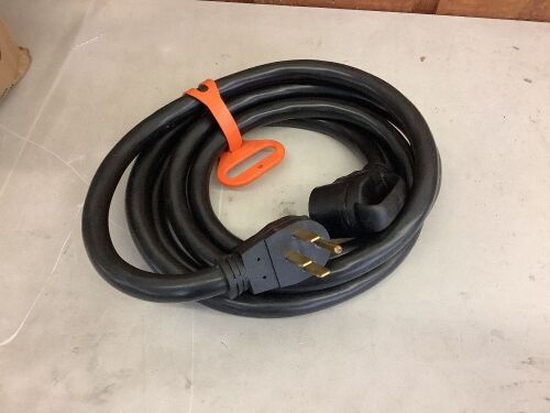 RV Generator Power Cord - Approx 10-12 Feet  - Lot 544
