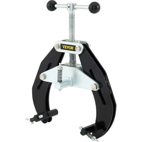 VEVOR Pipe Clamp, 2 to 6 in, High Strength Ultra Clamp with Quick Acting Screws, Steel Pipe Alignment Tool with Lightweight Design, Black - Lot 546