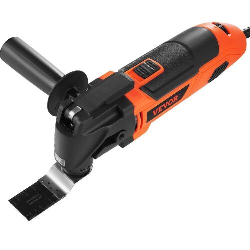 VEVOR Corded 2.5 Amp Oscillating Saw Tool with LED Light, 6 Variable Speeds, 3.1° Oscillating Angle - Lot 556