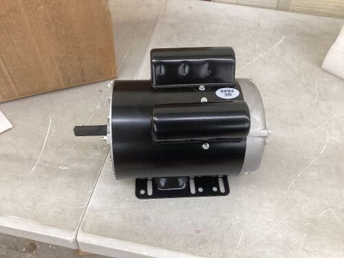2.2 KW 3 HP Air Compressor Electric Motor Single Phase 56 Frame 3450 RPM - Lot 642