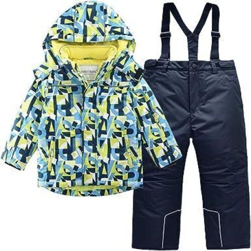 Hiheart Kids Snowsuit Winter Ski Jacket and Pants Set 8-9 - Lot 574