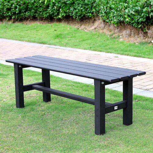 TECSPACE Aluminum Indoor/Outdoor Patio Bench, 47.2 x 14.2X 15.7 inches - Lot 156