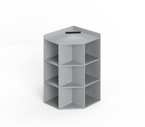 Corner Storage Shelf with Wireless Charging  - Lot 194