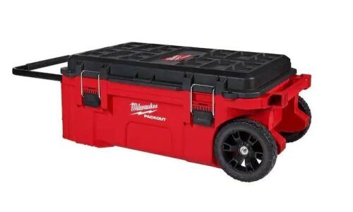 Milwaukee PACKOUT 38 in. Rolling Modular Tool Chest - Missing 1 Metal Latch  - Lot 69