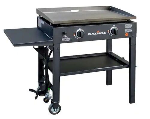 Blackstone 28 in. 2-Burner Griddle Cooking Station in Black - Lot 30