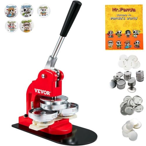 VEVOR Button Maker Machine Badge Pin Machine 3"  - Lot 461