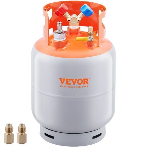 VEVOR Refrigerant Recovery Reclaim 30lb Cylinder Tank with Floating Switch - Lot 489