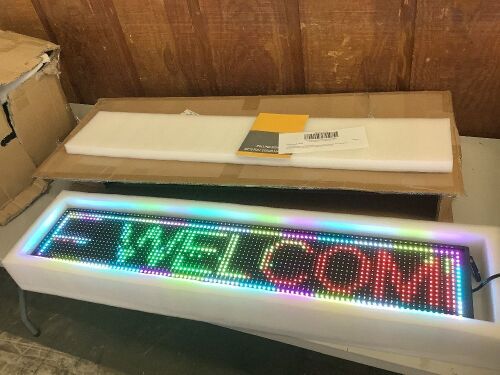 VEVOR LED Scrolling Sign - Lot 168