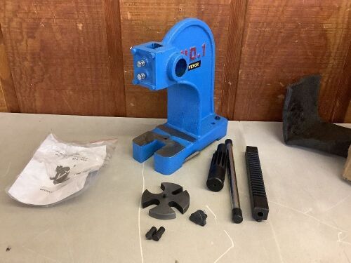 1 Ton Heavy Duty Manual Arbor Press with 4-5/8" Max Height - Lot 521