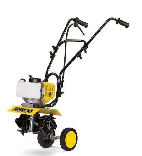 Champion Power Equipment 9.5 in. Portable Gas Garden Tiller Cultivator - Lot 27