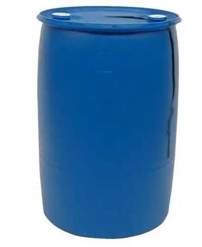 55 Gal. Blue Industrial Plastic Drum - Lot 182