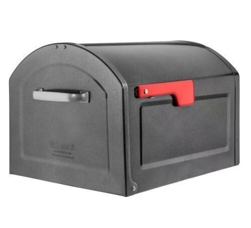 Architectural Mailboxes Centennial Pewter, Extra Large, Steel, Post Mount Mailbox - Lot 536