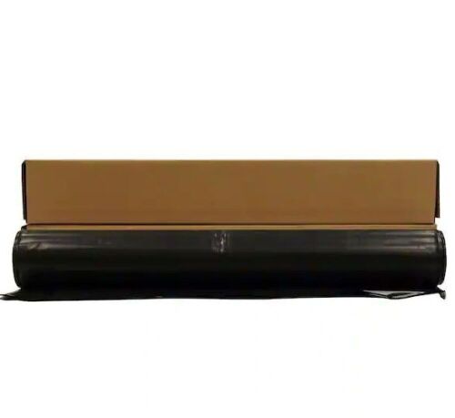Husky 10 ft. x 100 ft. Black 4 mil Plastic Sheeting - Lot 749