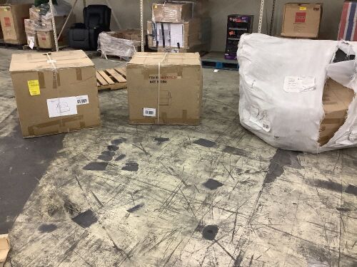 3 Pieces of Electric Reclining Sofa Sectional - Will Make Loveseat w/o Wedge or Small Semi-Circle  - Lot 100E