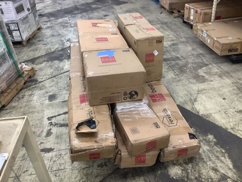 Lot of (5) Cantilever Patio Umbrellas & (5) Bases - Uninspected  - Lot 41