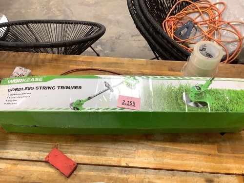 Workease Cordless String Trimmer - Lot 2155