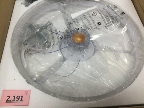 LED Fan Light with SAFE CAGE - Lot 2191