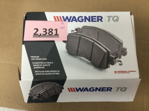Wagner TQ Premium Disc Brake Pads - Lot 2381