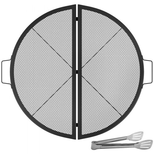 VEVOR Foldable Round Fire Pit Cooking Grate 30 Inch - Lot 145