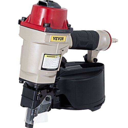 VEVOR 1 inch to 2-1/4-inch 15 Degree Pneumatic Siding Nail Gun for Siding Sheathing Wooding Fencing Decking - Lot 174