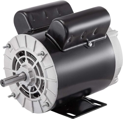 VEVOR 2HP Electric Compressor Motor, 115V/230V FLA-15.0A/7.5A 3450 RPM, 5/8'' Keyed Shaft 56 Frame 60Hz  - Lot 175