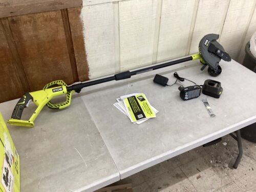 RYOBI ONE+ 18V 9 in. Cordless Battery Edger with 2.0 Ah Battery and Charger - Lot 216