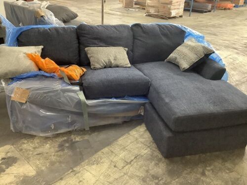 Right Arm Facing Sofa Sectional Piece with Chaise - Lot 232