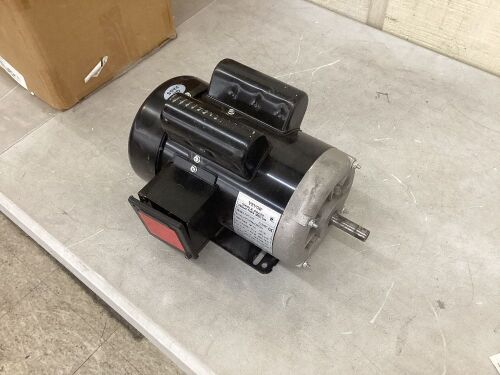 1.5Hp Electric Motor 56 Frame Single Phase TEFC 3450RPM 115/230V - Lot 279