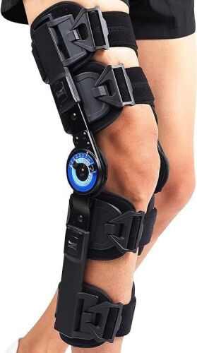 Orthomen Hinged Post Op Knee Brace for Recovery Stabilization - Lot 184