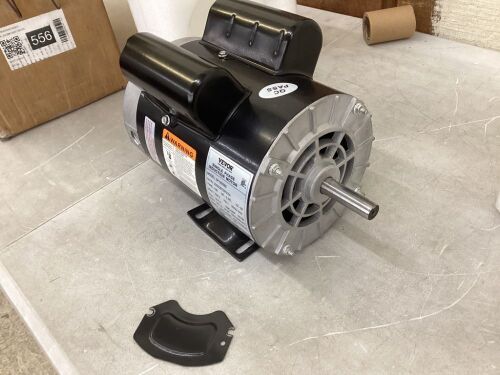 VEVOR 5 Hp Air Compressor Duty Electric Motor 145t Frame 3450 Rpm Single Phase - Lot 281